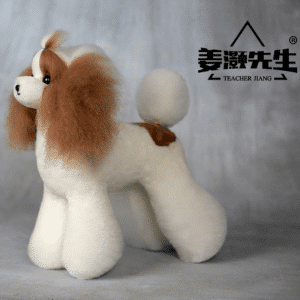 Teddy vacht bruin wit