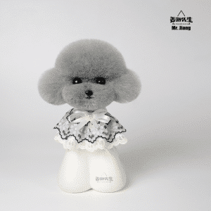 Teddy hoofd vacht grijs